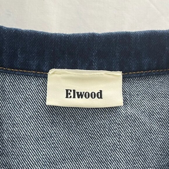 NEW Elwood Classic Denim Jacket Pond Wash Small - Picture 7 of 14
